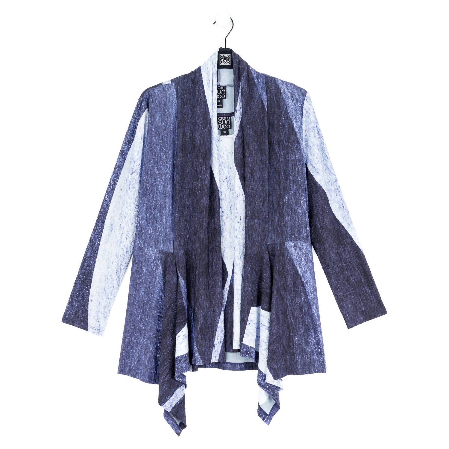 Clara Sunwoo - 2pc Draped Cardigan & Tank Twinset