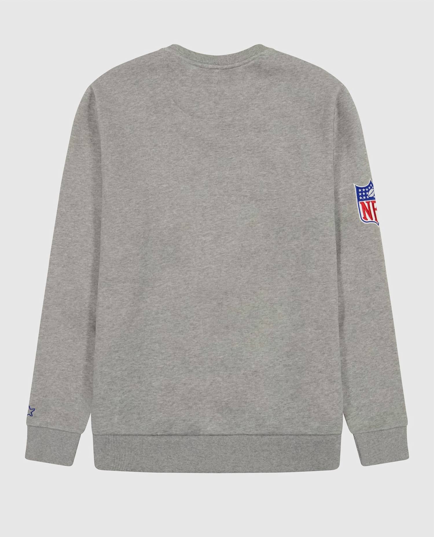 Starter - Men's Seattle Seahawks Crew Neck Sweatshirt With Zip Pockets