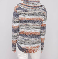 Charlie B - Cowl Neck Cable Knit Sweater