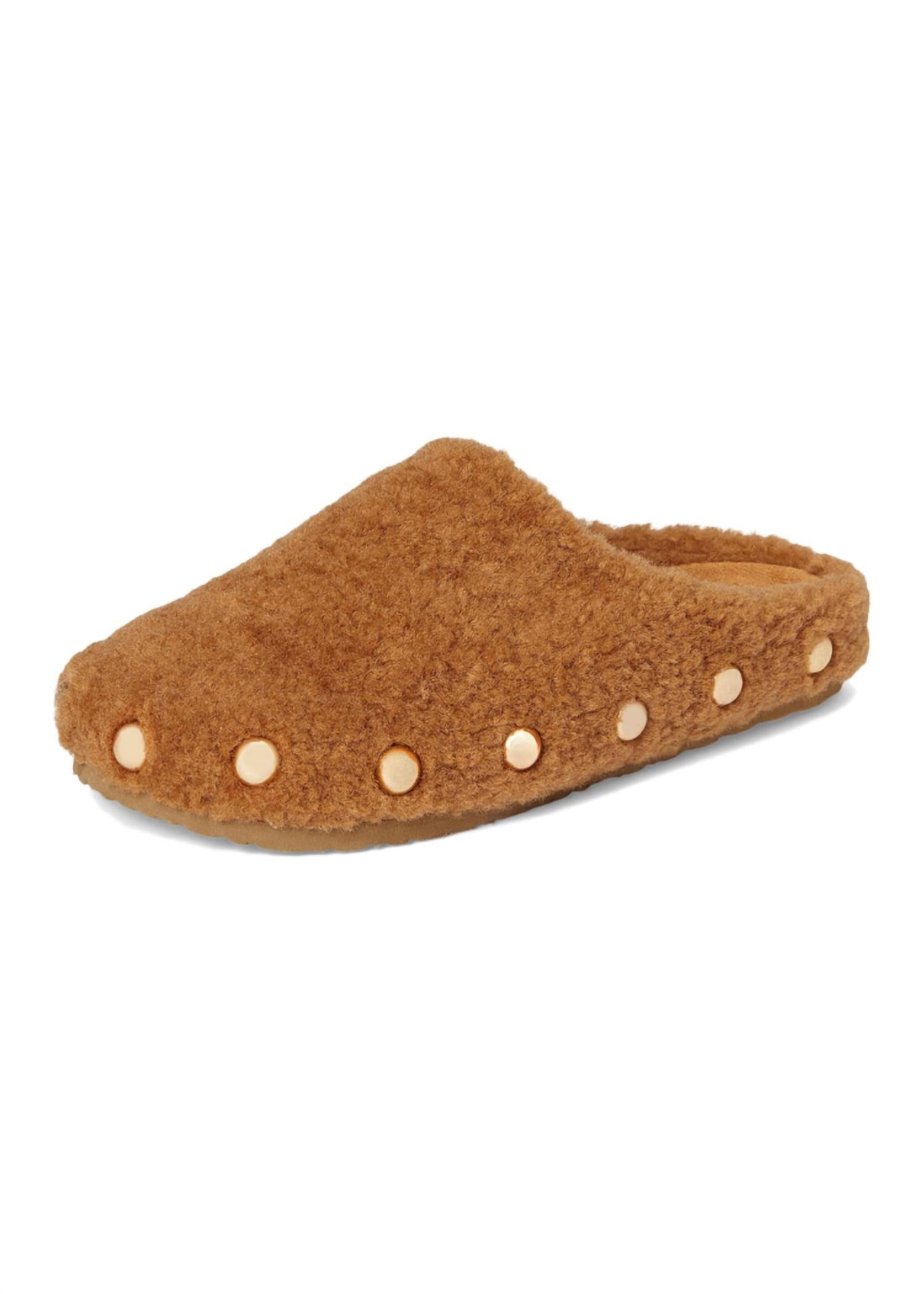 Vintage Havana Women's Thrill Slipper in light brown - women's shoe - detail view