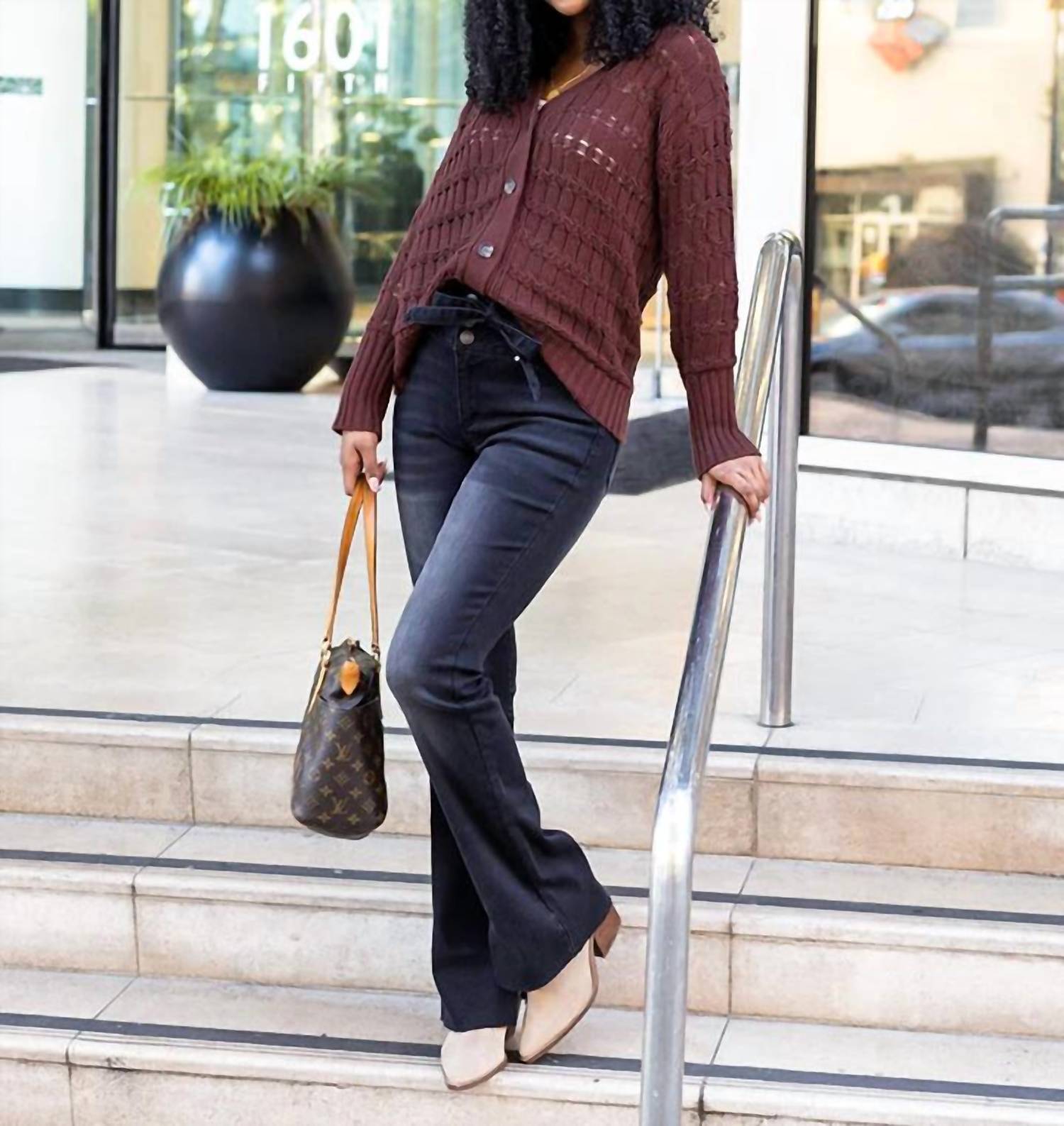 Grace And Lace - Waist Tie Flares Jeans
