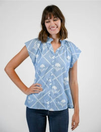 Victoria Dunn - Bays Short Sleeve Blouse