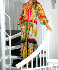 Tolani - Abani Fusion Midi Dress