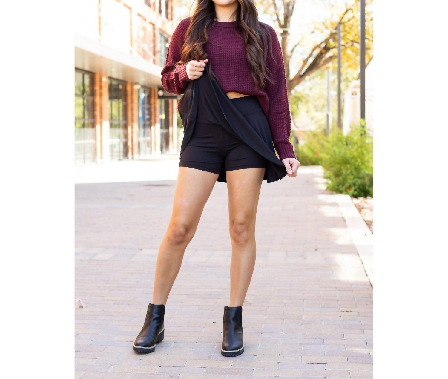 Julia Rose - Brielle High Waisted Skort