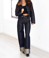 Blanknyc - Cuffed Wide Leg Jeans