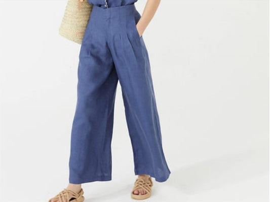 Lanhtropy - Culotte Linen Pant