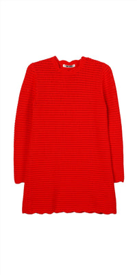 CIAO LUCIA Faro Crochet Dress in red - women's dress - view 4