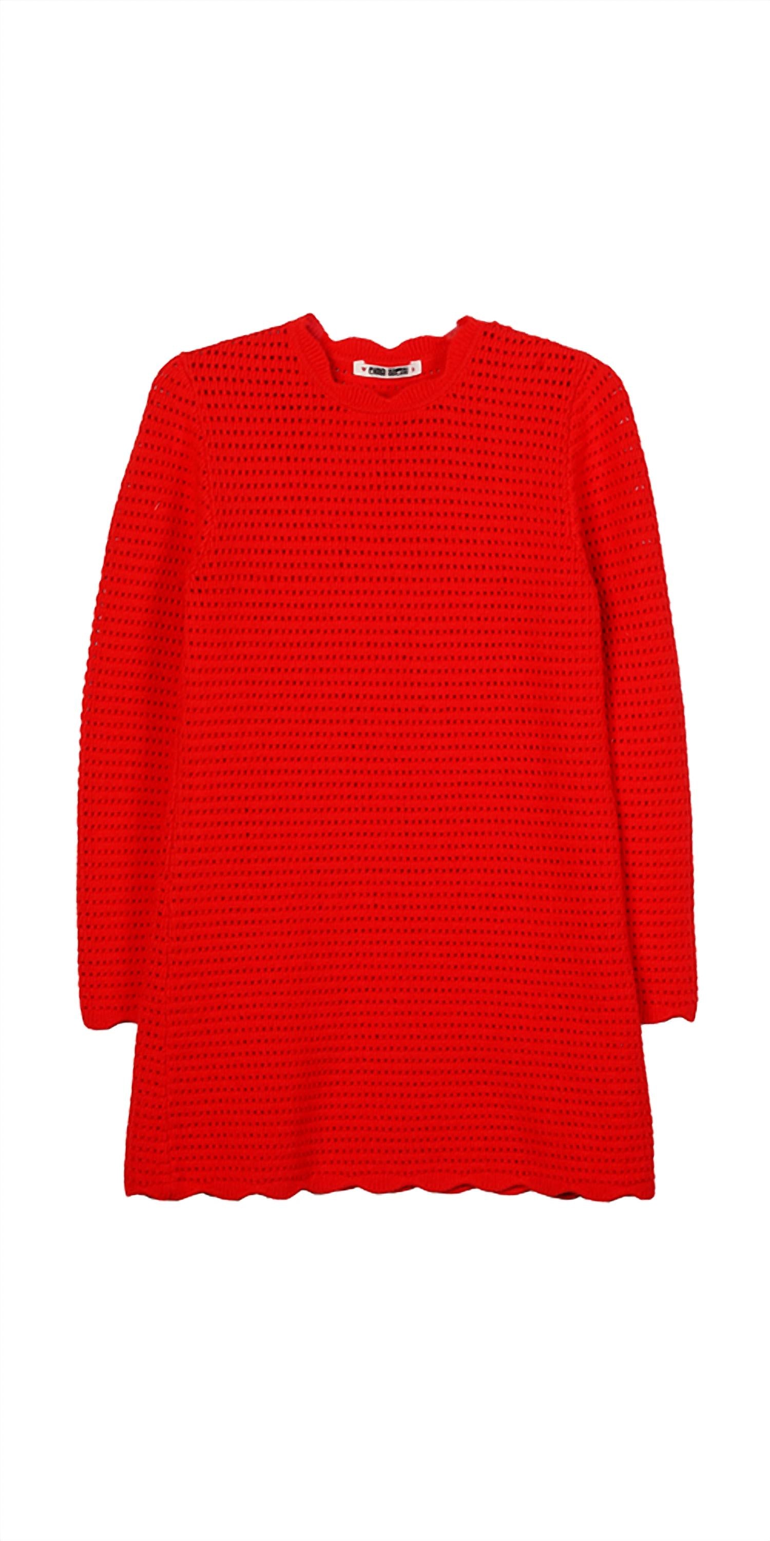 CIAO LUCIA Faro Crochet Dress in red - women's dress - view 4