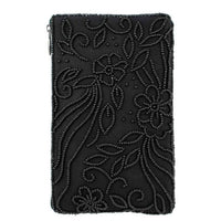 Mary Frances - Women's So Sweet Beaded Floral Crossbody Phone Bag