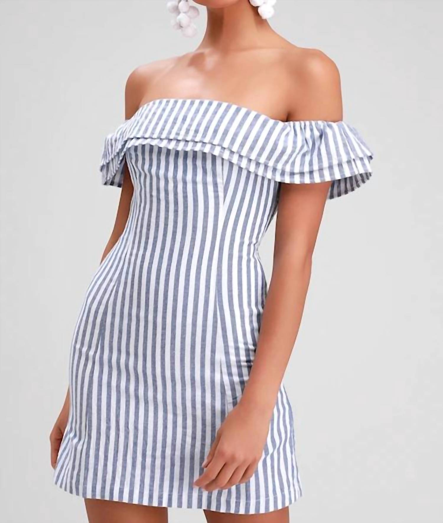 Lulus - Women's Seaside Skipper Mini Dress