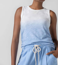 Lilla P - Loose Knit Slub Back Seam Tank