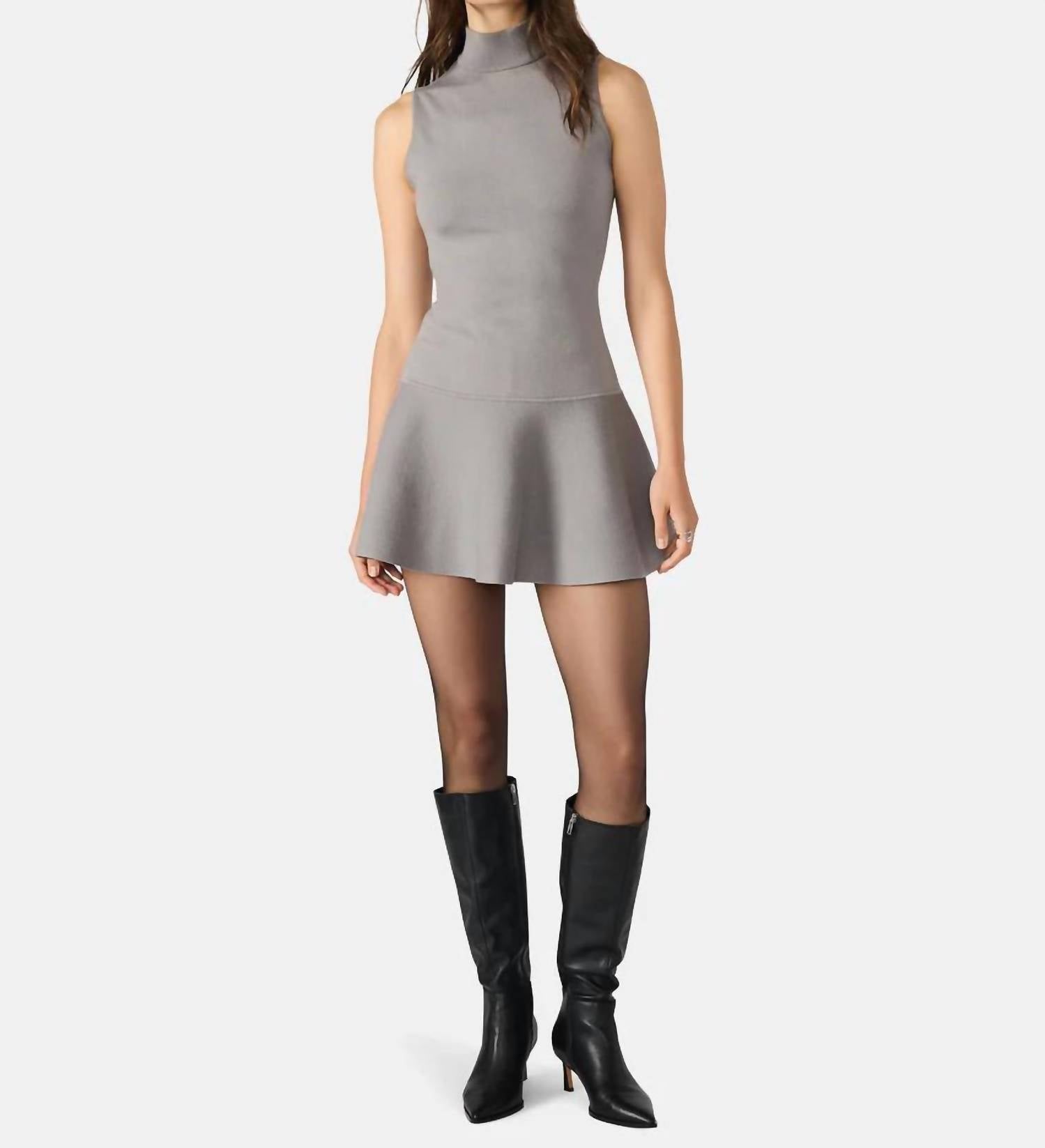 STEVE MADDEN Breslin Sweater Dress in grey heather - women's dress