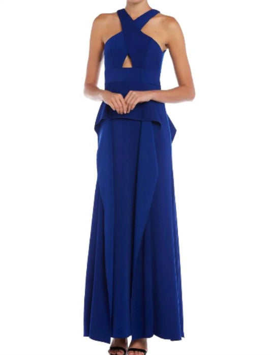 Cutout Overlay Gown
