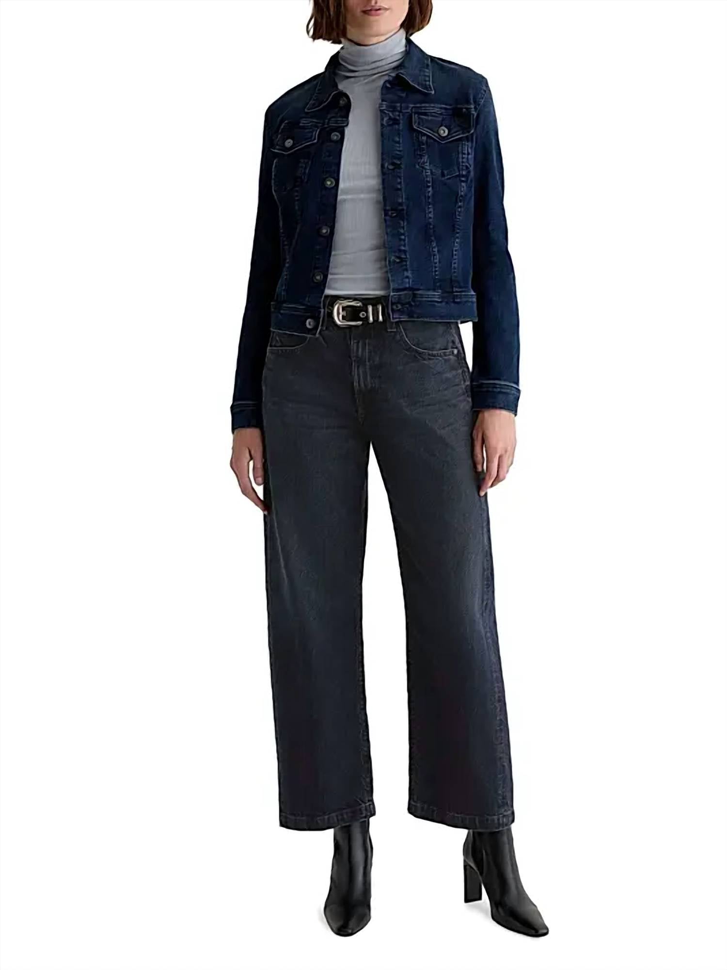 Ag Jeans - Hattie High Waist Ankle Wide Barrel Leg Jeans