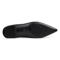 DONALD PLINER Women's Ladonna Ballerina Leather Slip-on Flats in black - women's flats - view 5