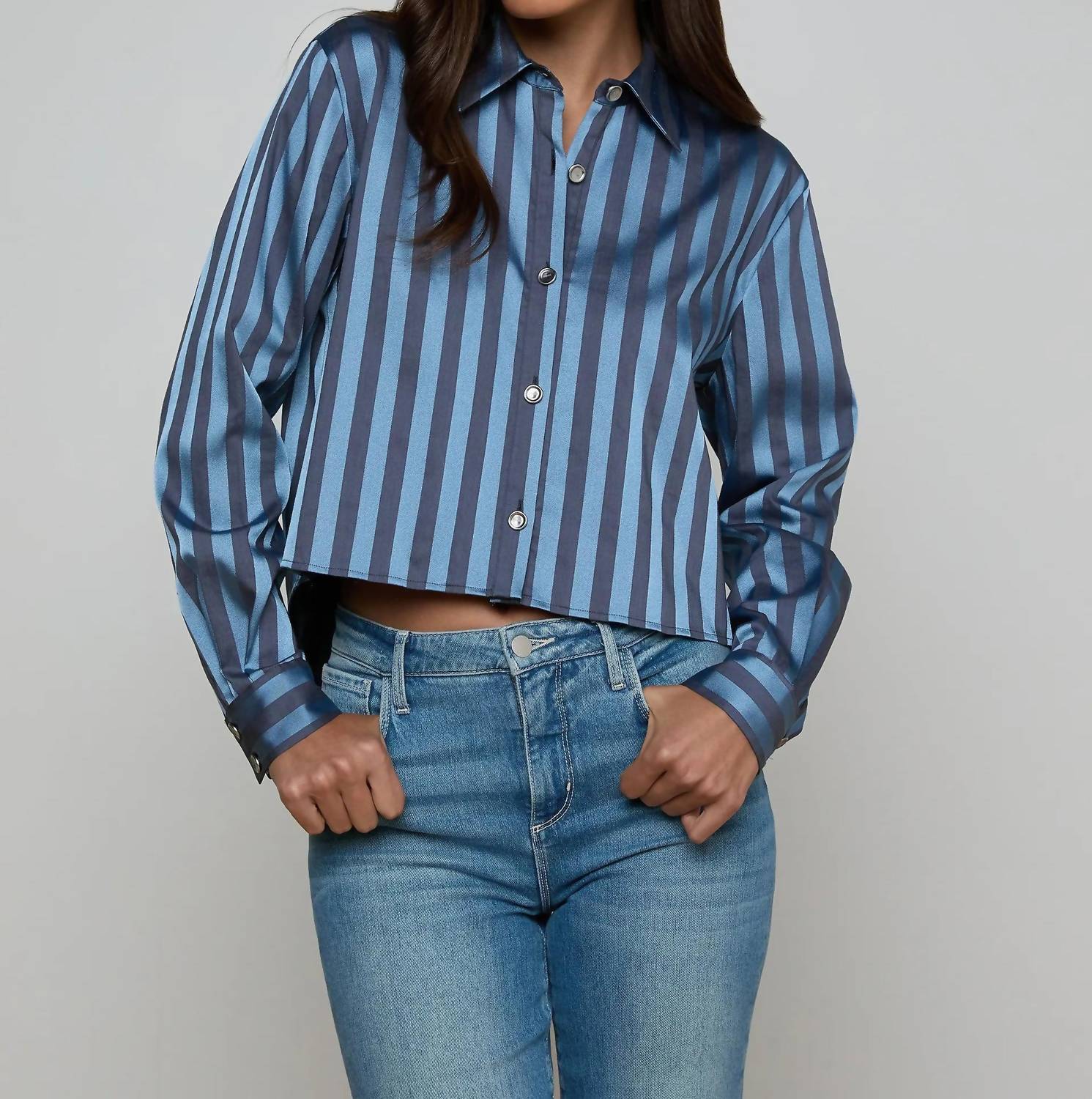 L'Agence - Cosette Satin Shirt