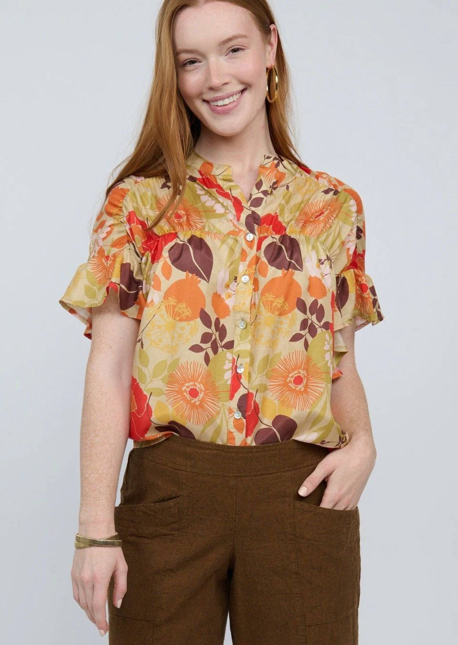 Ivy Jane - Drop Ruffle Top
