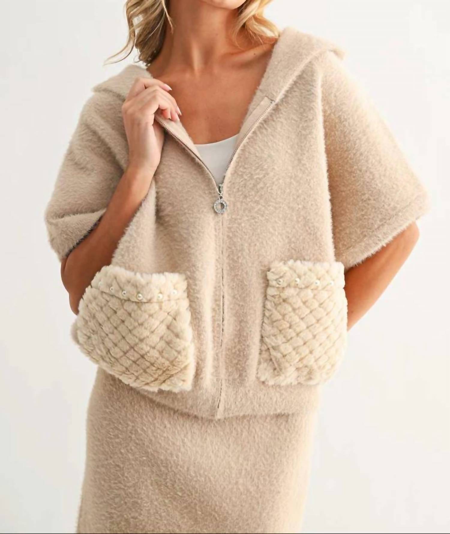 Joh - Simone Knitted Plush Jacket