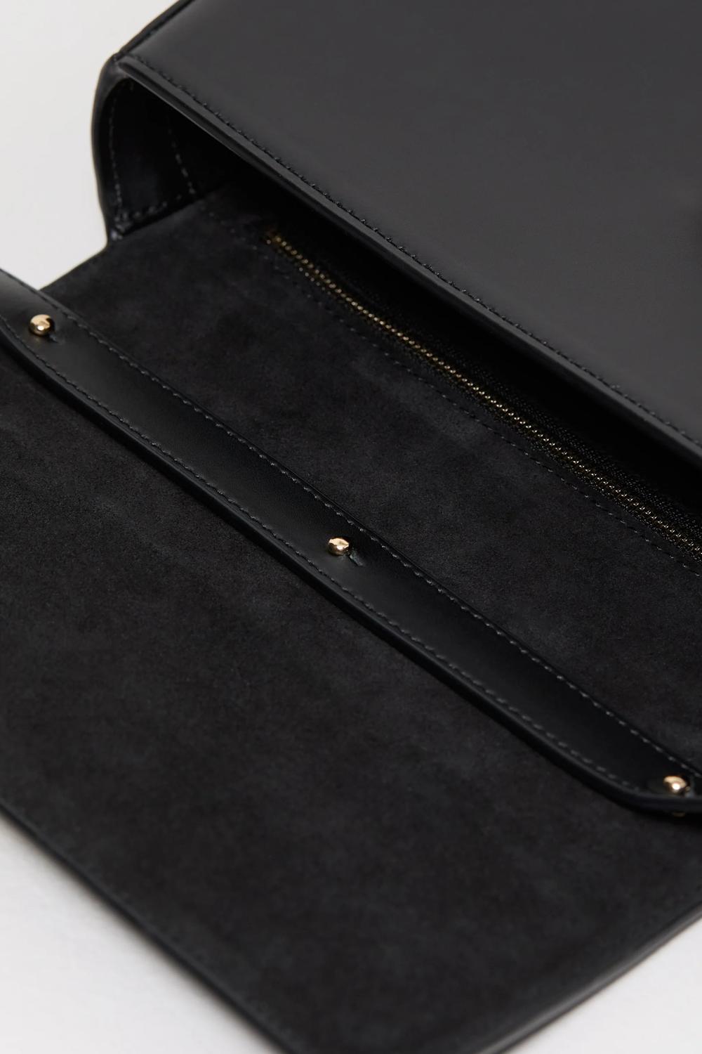 CLOSED Women's Soft Leather Shoulder Bag in black - women's bag - view 6