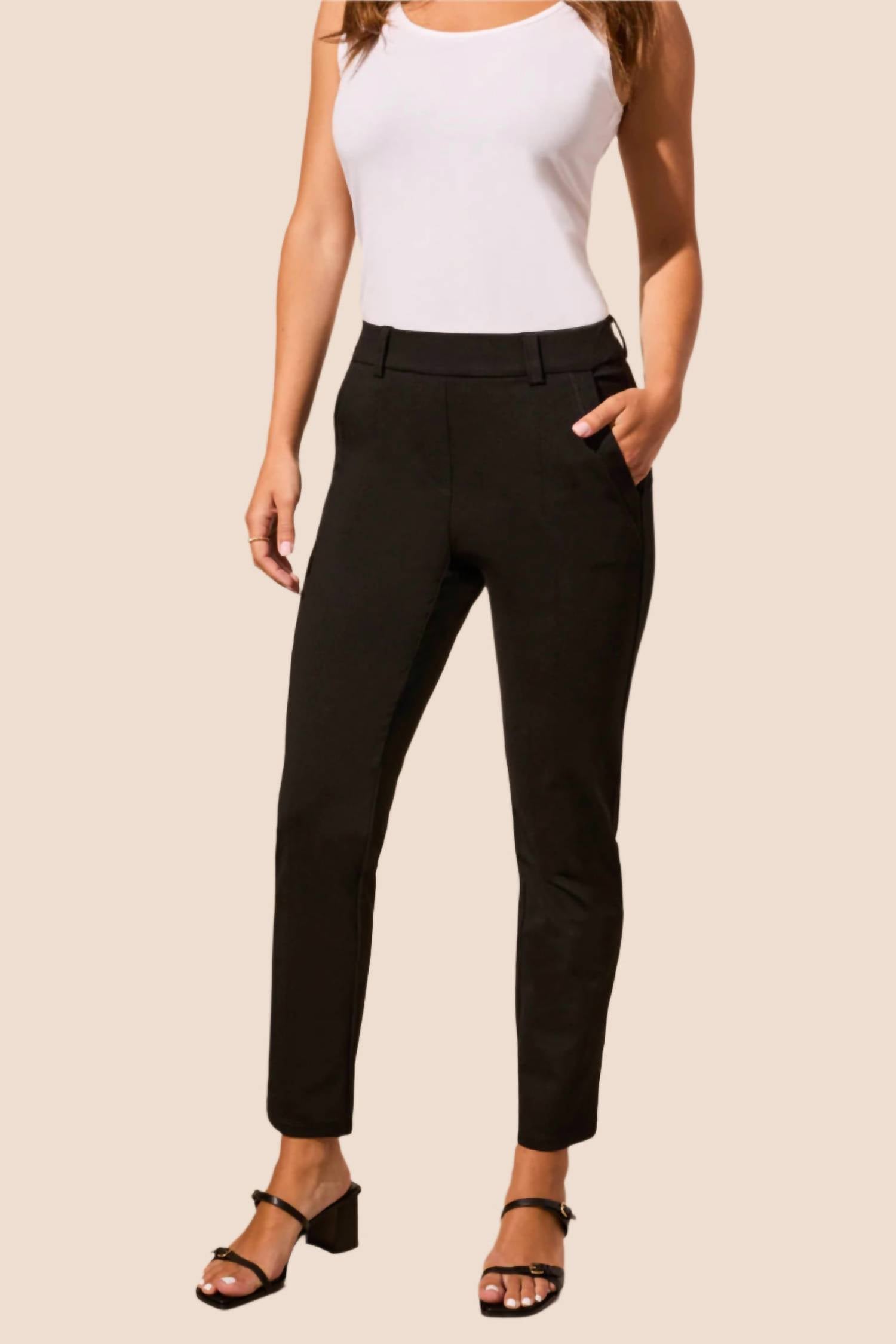 Tribal - Signature Compression Knit Pull-on Ankle Pants