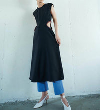 Nomia - JEWELED CUTOUT MIDI DRESS