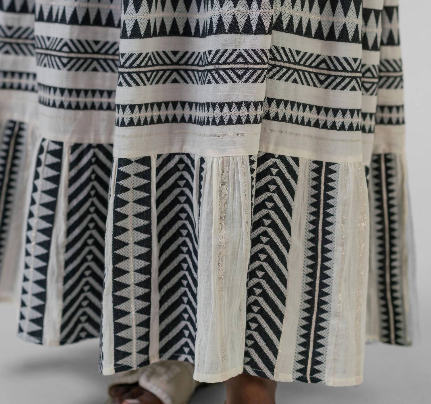 Just Bellina - Grecian V-neck Maxi Dress - Plus