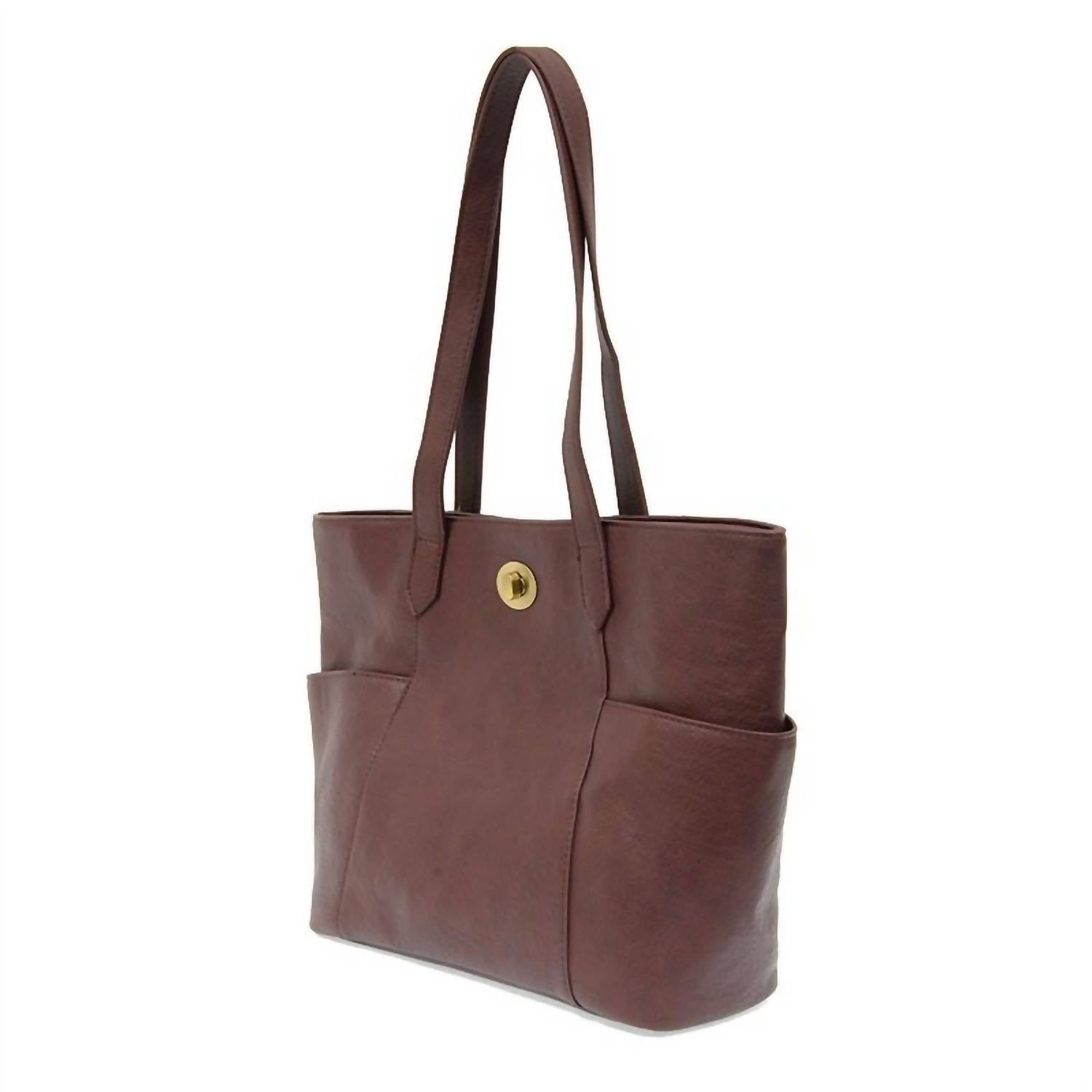 Joy Susan Women's Judy Tote Bag in bordeaux - women's bag - alternate view