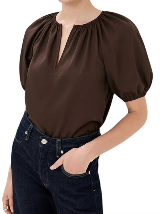 Ulla Johnson - Talie Silk Short Sleeve Blouse