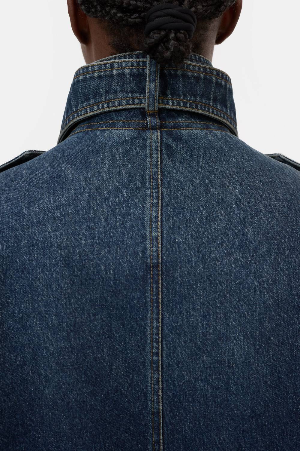 Closed - Short Denim Trench Coat