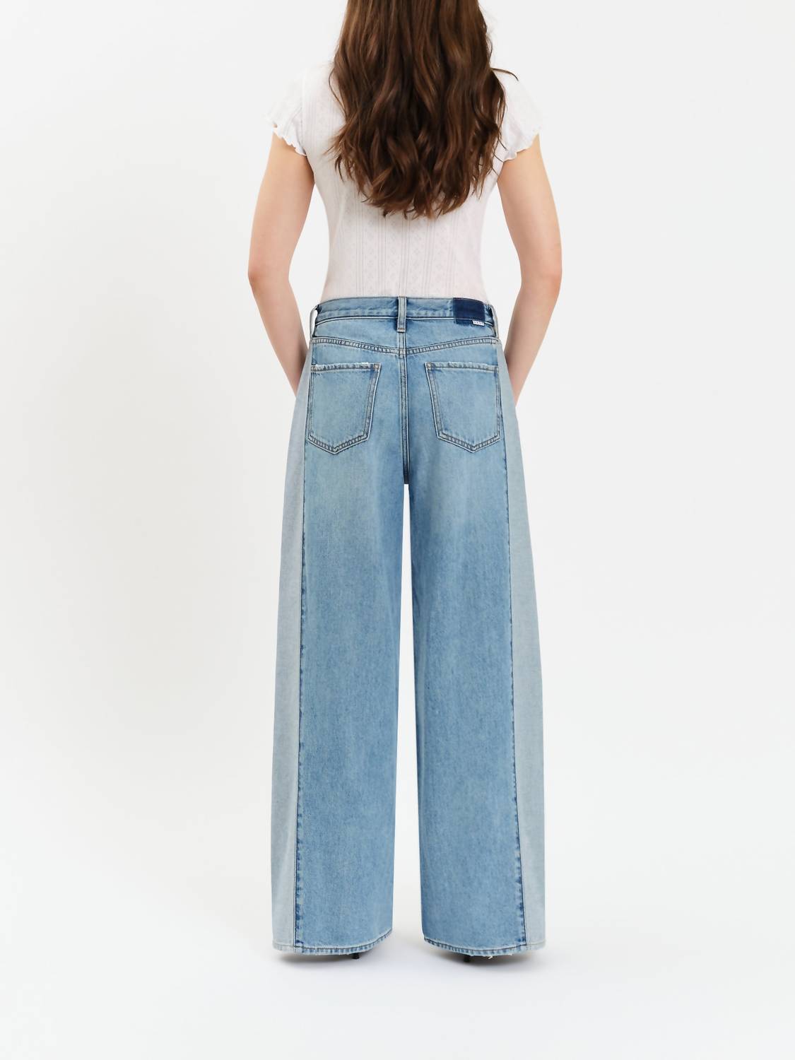 DAZE Wanderer Palazzo Jean in coasting - women's jeans - detail view