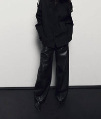 Agolde - Recycled Leather Twist Jean