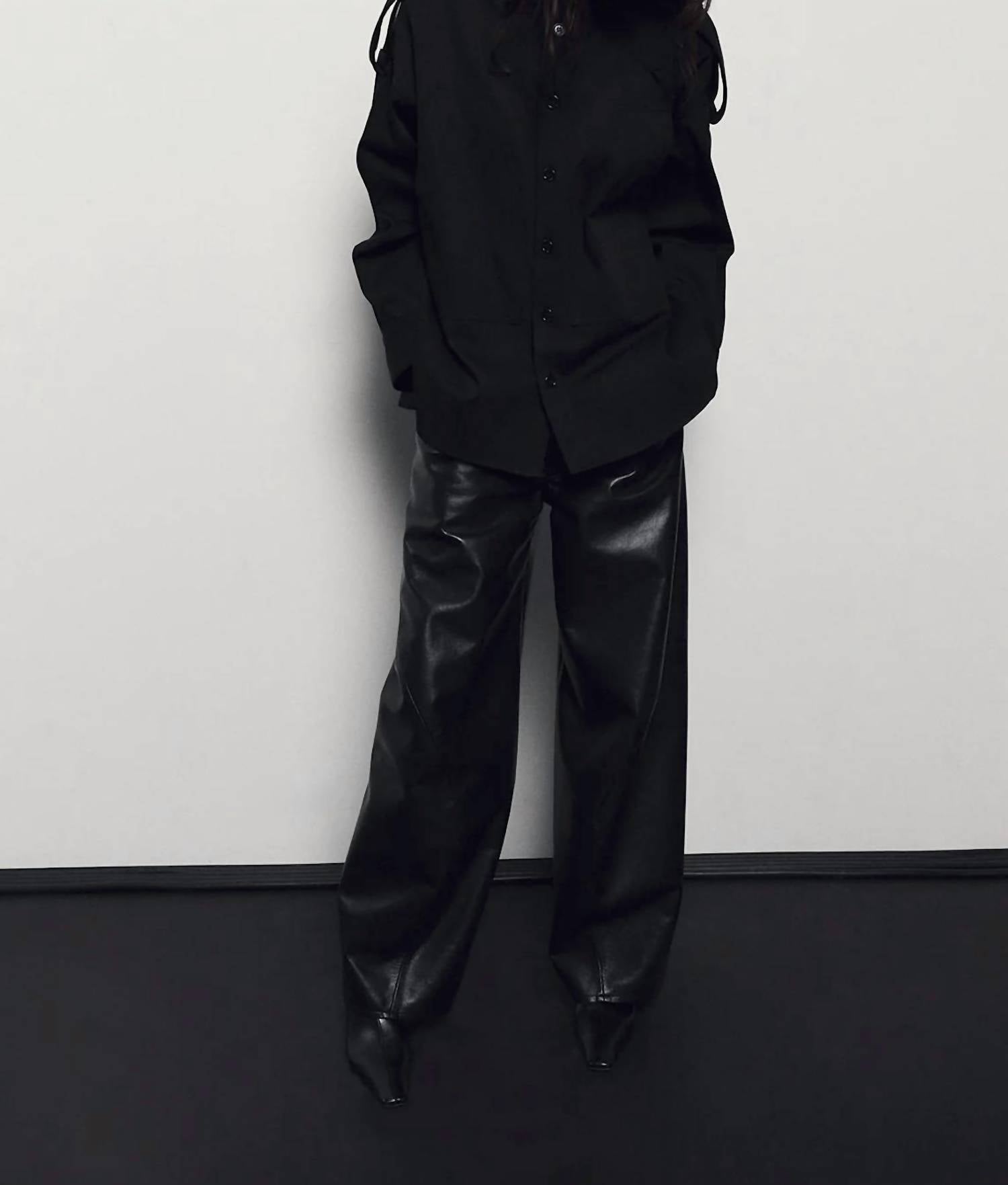 Agolde - Recycled Leather Twist Jean