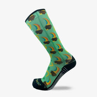 Zensah Unisex - Knee High Printed Socks in lucky st patricks day green - men's item