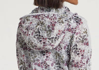 Anatomie Printed August Windbreaker Jacket in abstract giraffe in girraffee - women's jacket - alternate view