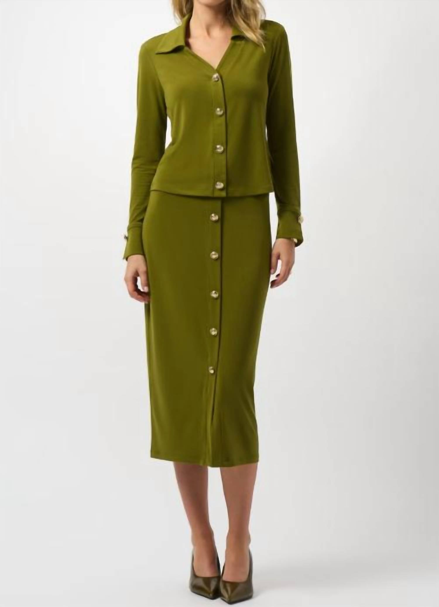 Joseph Ribkoff - Crepe Pencil Skirt