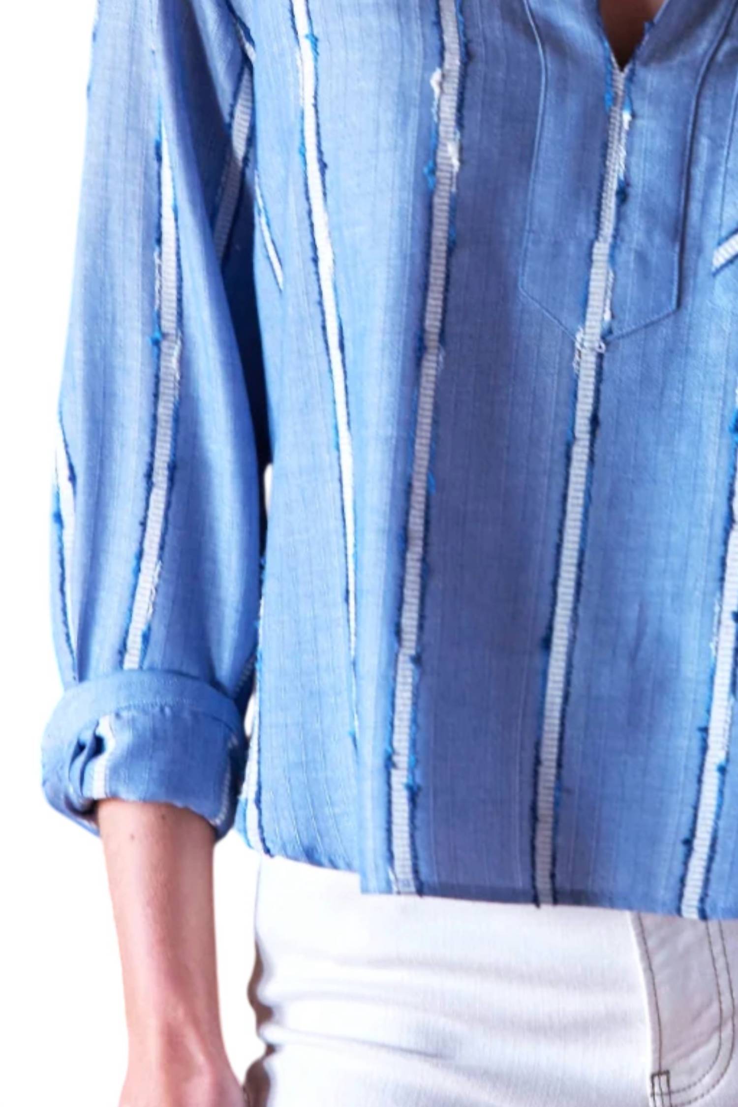 Finley - Ethnic Stripe Joni Popover Shirt