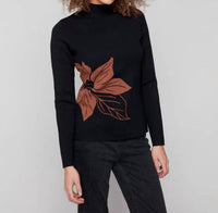 Charlie B - Gutsy Knit Reversible Mock Neck Sweater