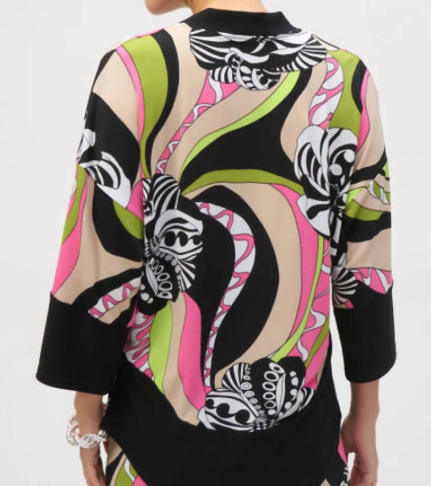 Joseph Ribkoff - Silky Knit Retro Print Tunic top