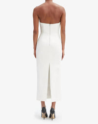 BARDOT Rosalyn Midi Dress in white - women's dress - view 4