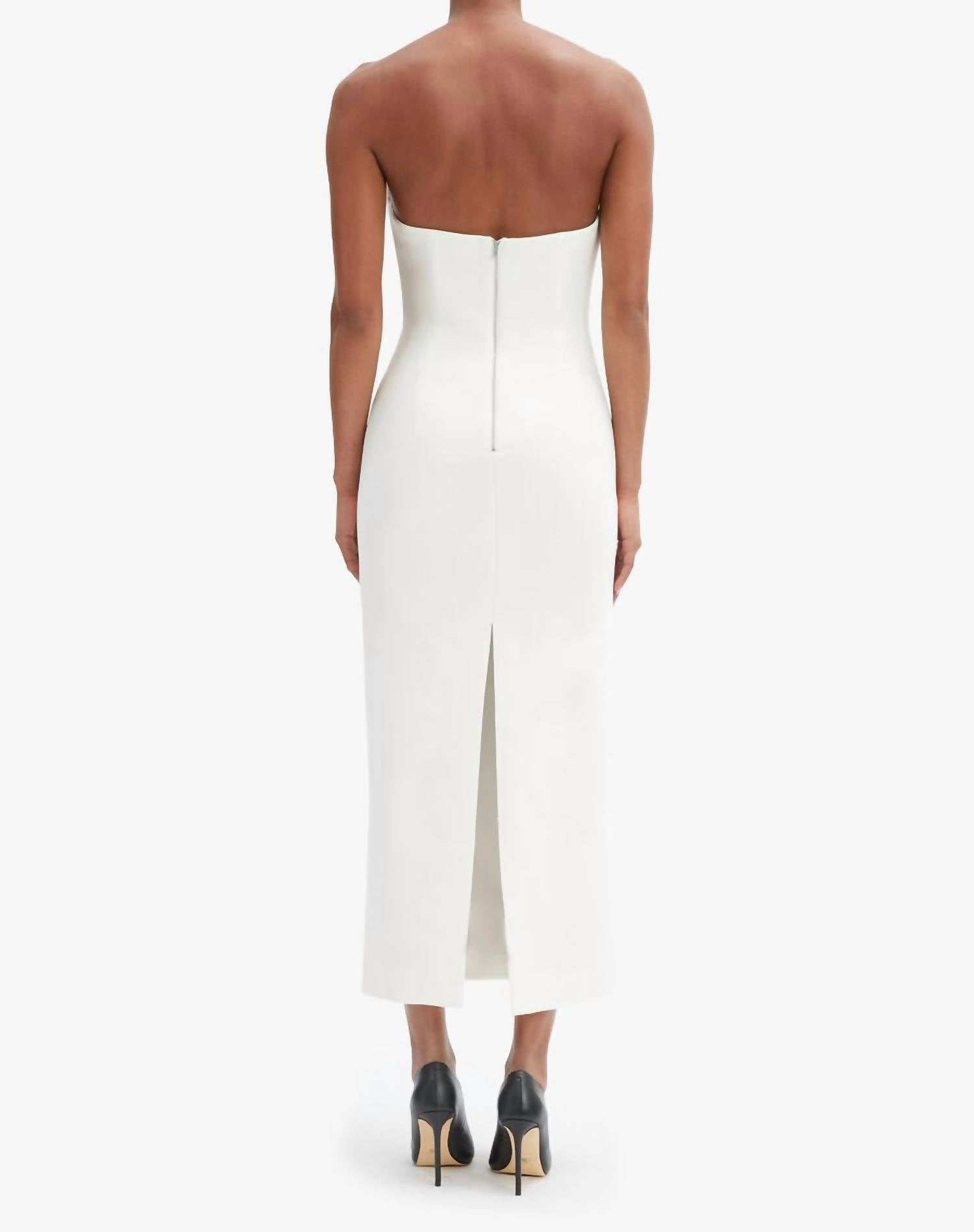 BARDOT Rosalyn Midi Dress in white - women's dress - view 4