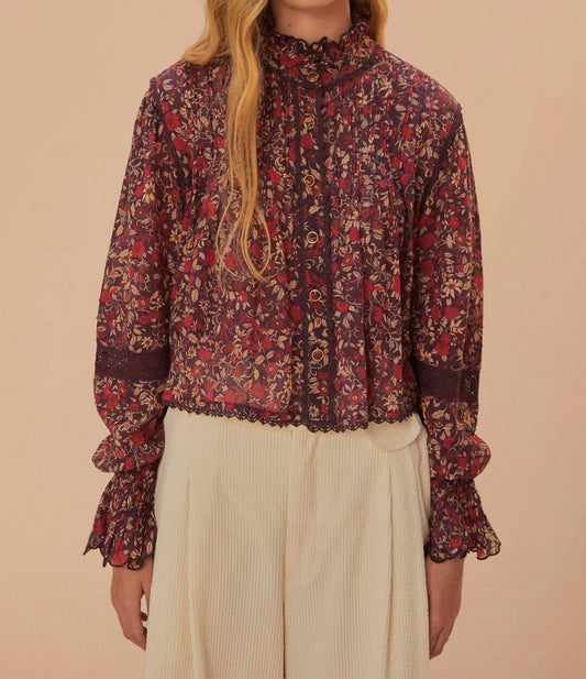 Farm Rio - Chelsea Garden Long Sleeve Blouse
