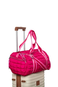 Katydid - Women's Striped Quilted Duffel Weekender Bag