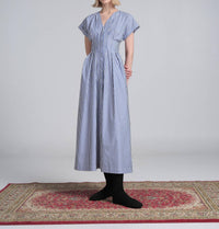Kika Vargas - Tsige Stripe Midi Dress