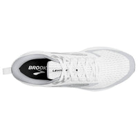 BROOKS Men's Levitate 6 Running Shoes in bright white oyster mushroom - men's shoe - view 4