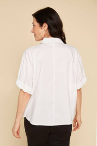 Renuar - Poplin Sleeve Woven Blouse