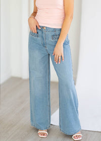 MINKPINK Phoebe Jeans in blue - women's jeans