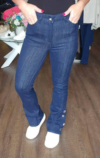 Charlie B - Women's Gem Buttons Jeans