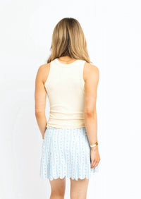 Karlie - Solid Ribbed Tank