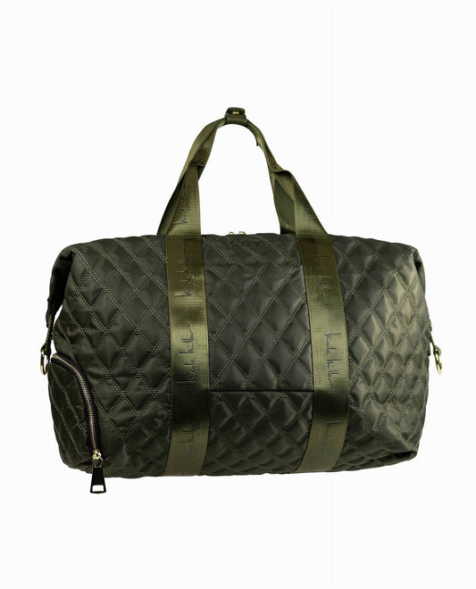 Nicole Miller - Women's Quilted Nylon Duffle Bag