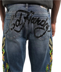 Ed Hardy - Eagle Snake Slim Straight Denim Jeans